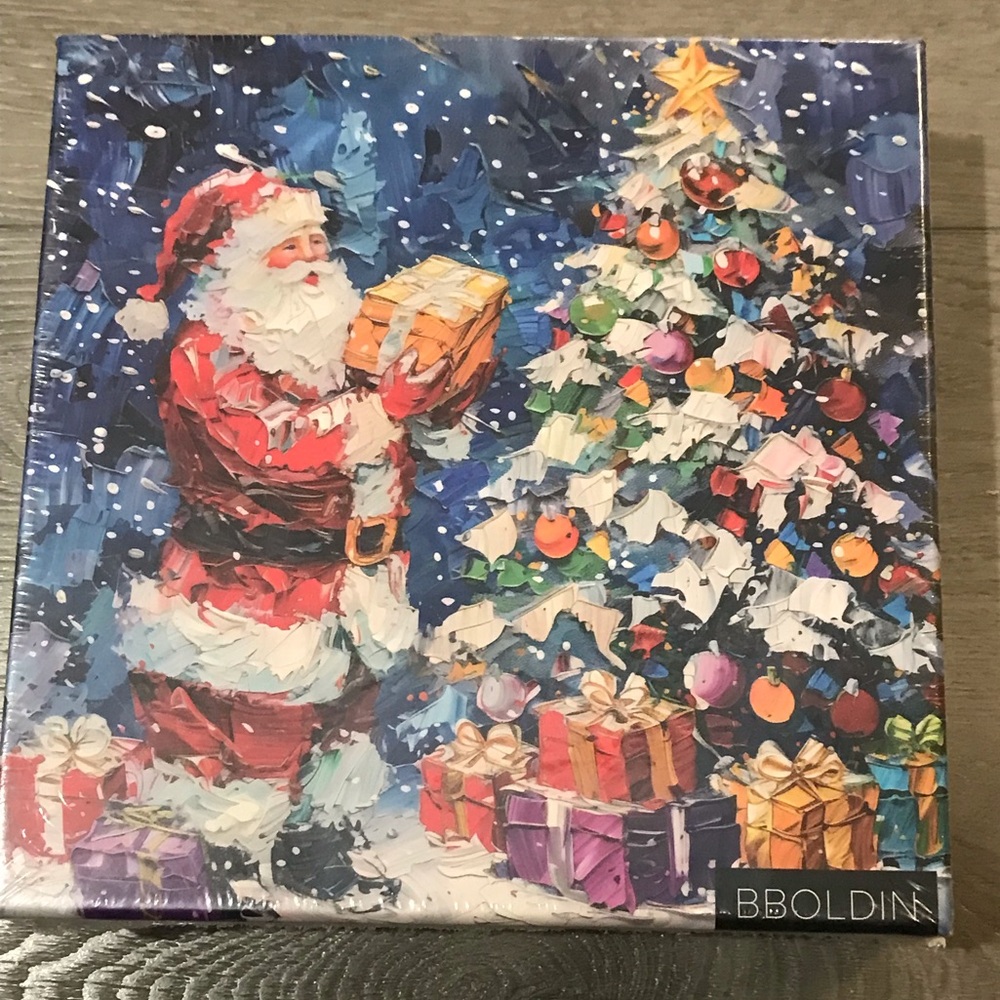 Colorful Christmas Jigsaw Puzzle 1000 Pieces
Holiday Art Santa Claus Painting - Picture 11 of 11